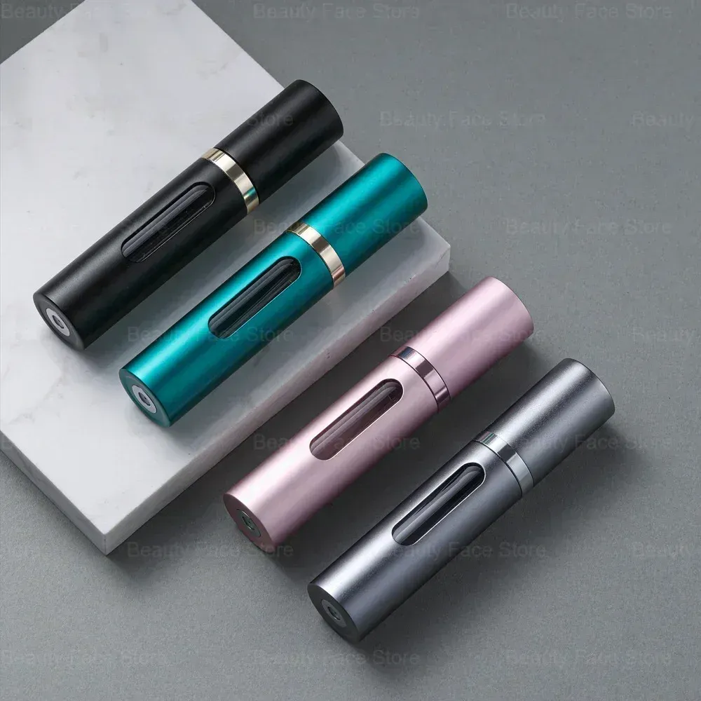 Flacon de parfum rechargeable en verre 5 ml / 8 ml avec pompe vaporisateur 5