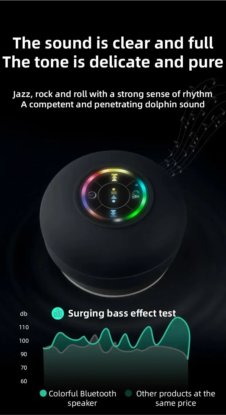 Lampe LED fixée sur une surface en verre