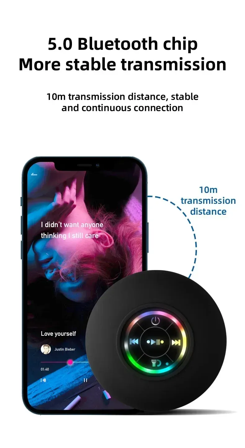 Lampe LED installée dans une salle de bain