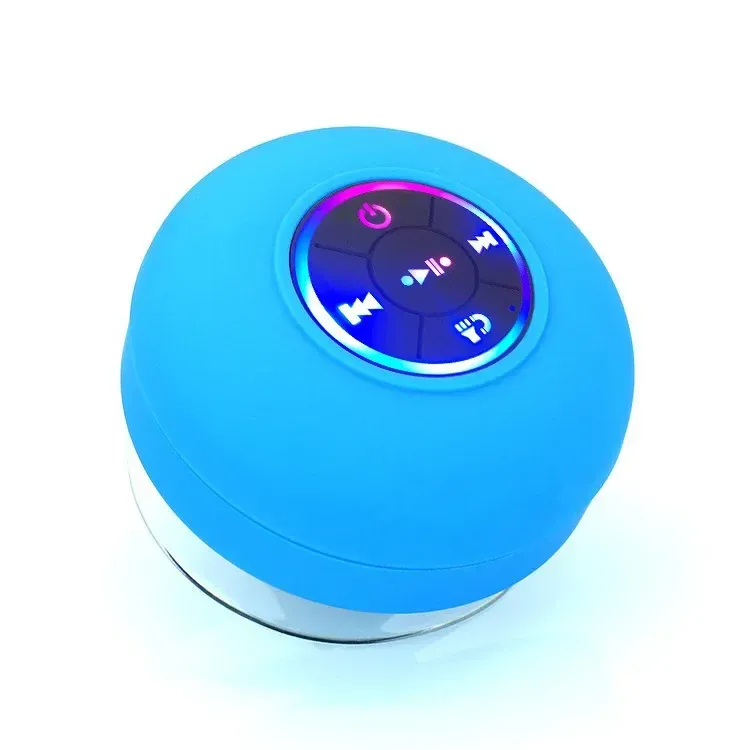 Lumière LED étanche IPX4 avec enceinte Bluetooth portable pour extérieur, fixation par grande ventouse 7