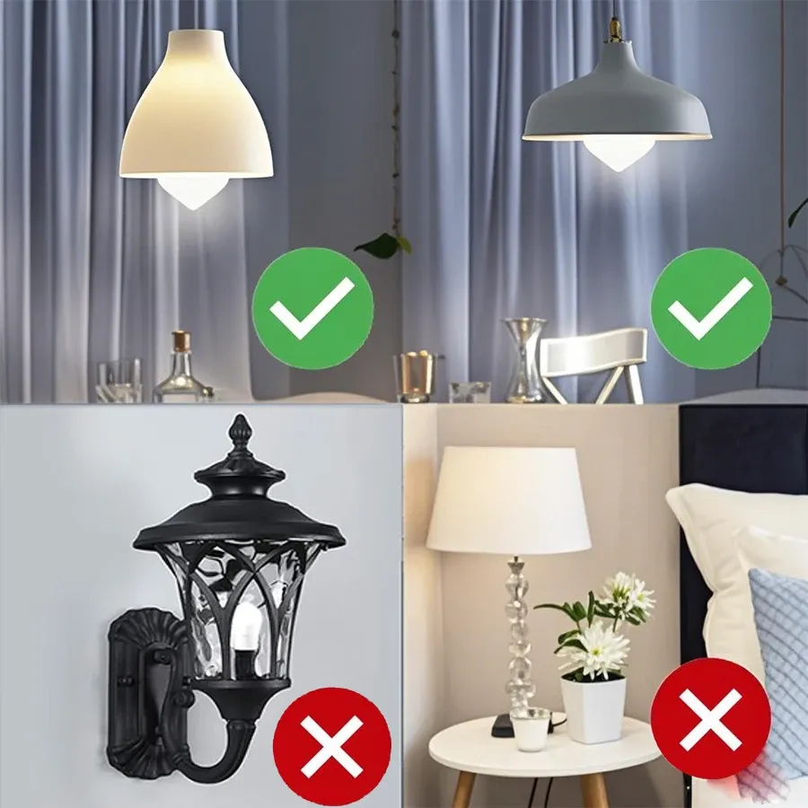 Conseils d'installation de l'ampoule LED à détecteur de mouvement