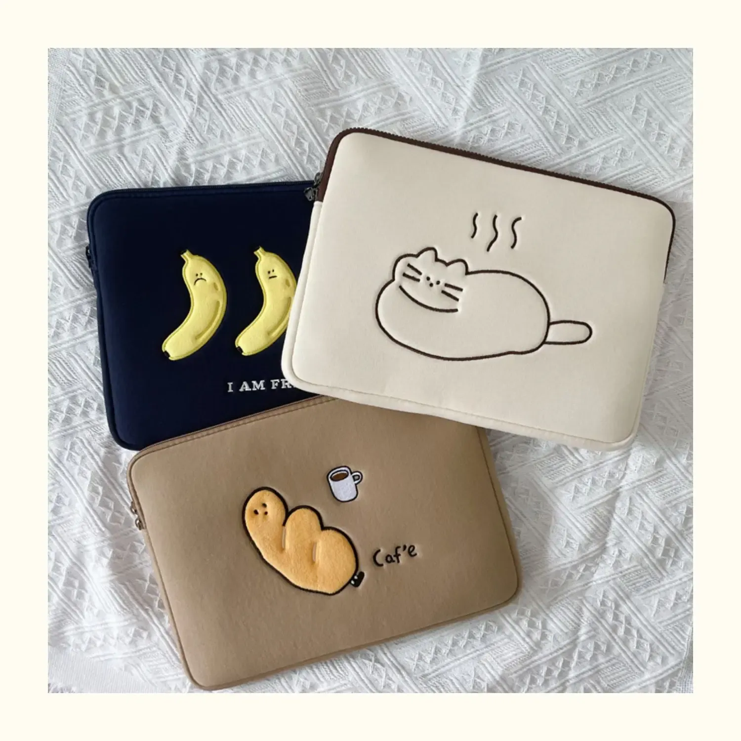 Pochette ordinateur portable au design Ins