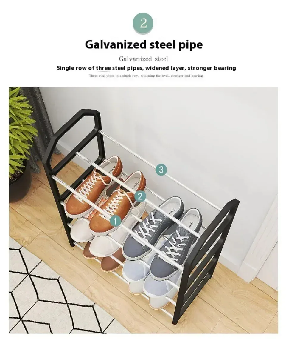 Étagère à chaussures trapézoïdale Simple, intérieur moderne