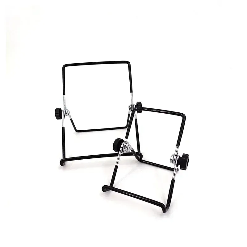 Support de tablette portable en métal pliable et flexible, support de bureau universel pour iPad, iPhone, Samsung et Huawei, idéal pour le travail, la maison et les voyages 2