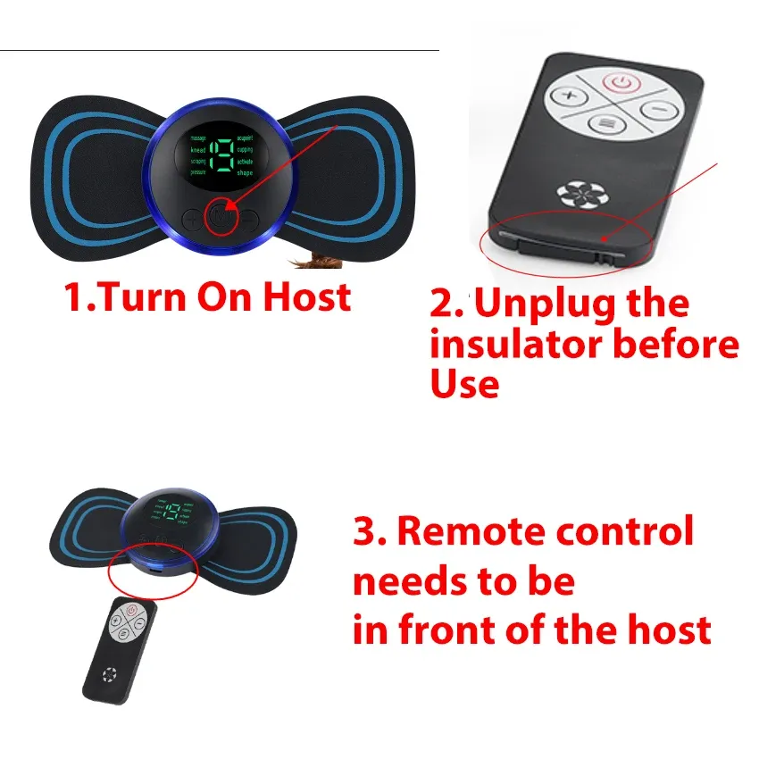 Patch de massage intelligent, détails du design