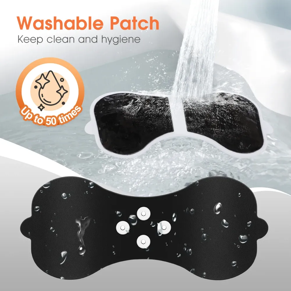 Patch de massage intelligent, vue de face