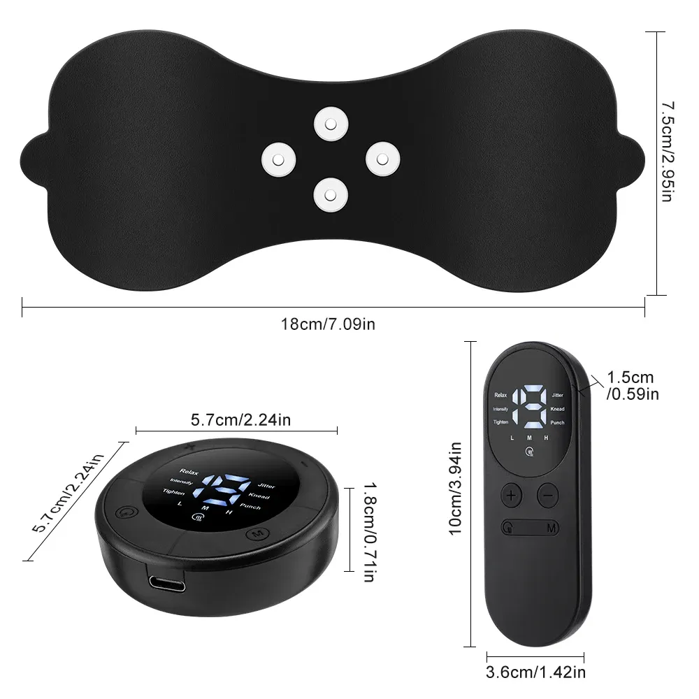 Patch de massage intelligent, mise en situation