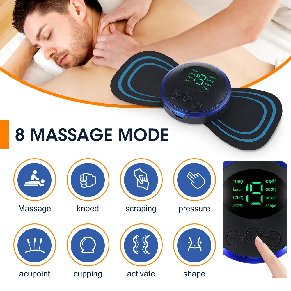 Patch de massage intelligent sur le dos