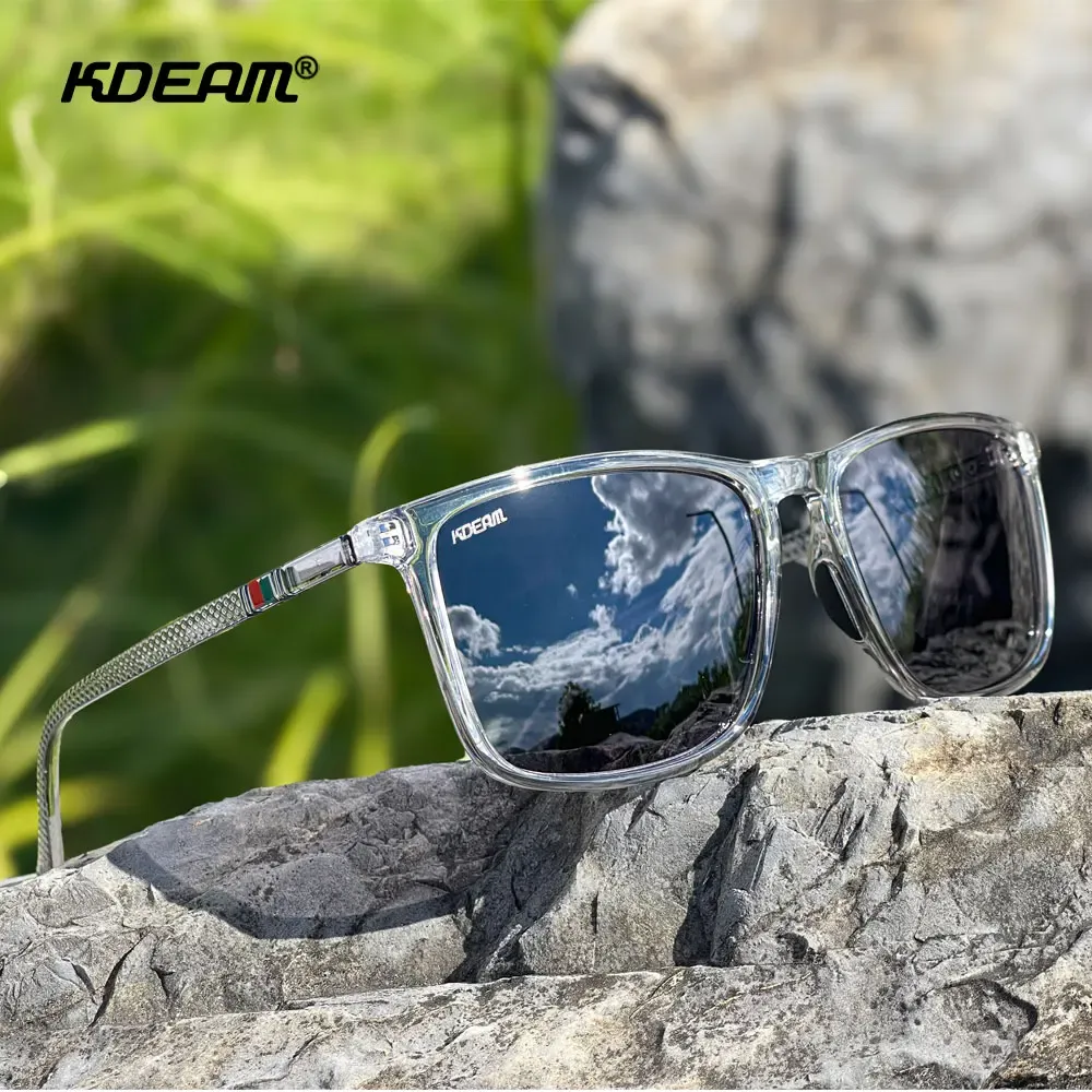 Lunettes de soleil polarisées KDEAM XL pour hommes, photochromiques, idéales pour la conduite et les grands visages 2