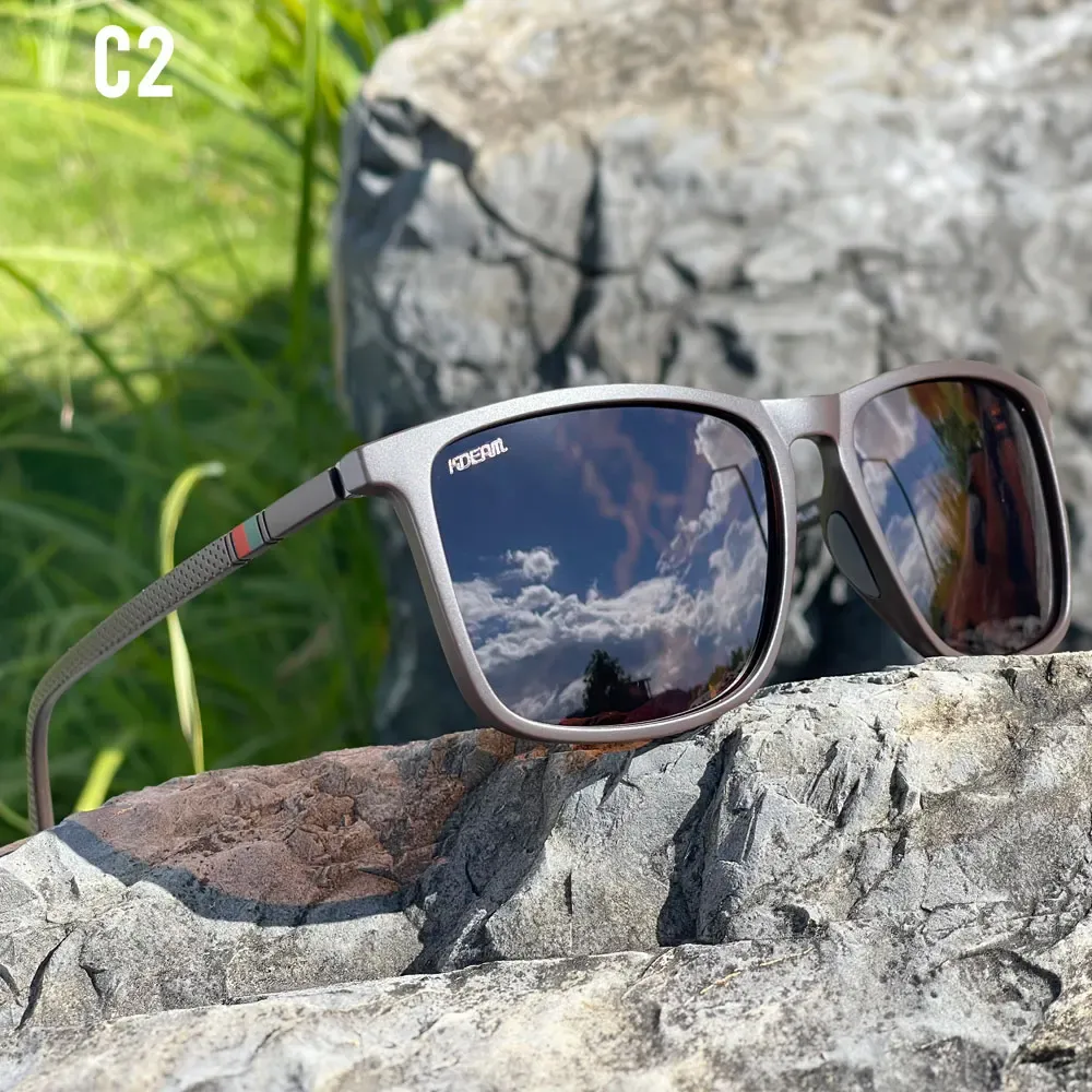 Lunettes de soleil polarisées KDEAM XL pour hommes, photochromiques, idéales pour la conduite et les grands visages 12