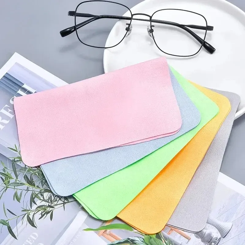 5, 15 ou 30 chiffons de nettoyage en microfibre de haute qualité pour lunettes, lingettes de nettoyage pour écrans de téléphone portable et lunettes 2