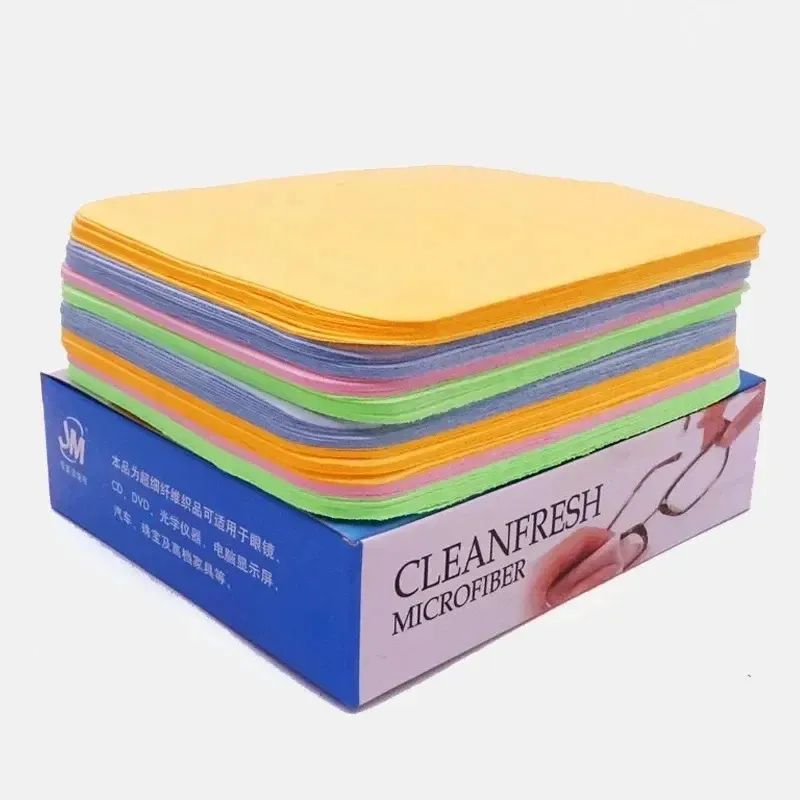 5, 15 ou 30 chiffons de nettoyage en microfibre de haute qualité pour lunettes, lingettes de nettoyage pour écrans de téléphone portable et lunettes 5