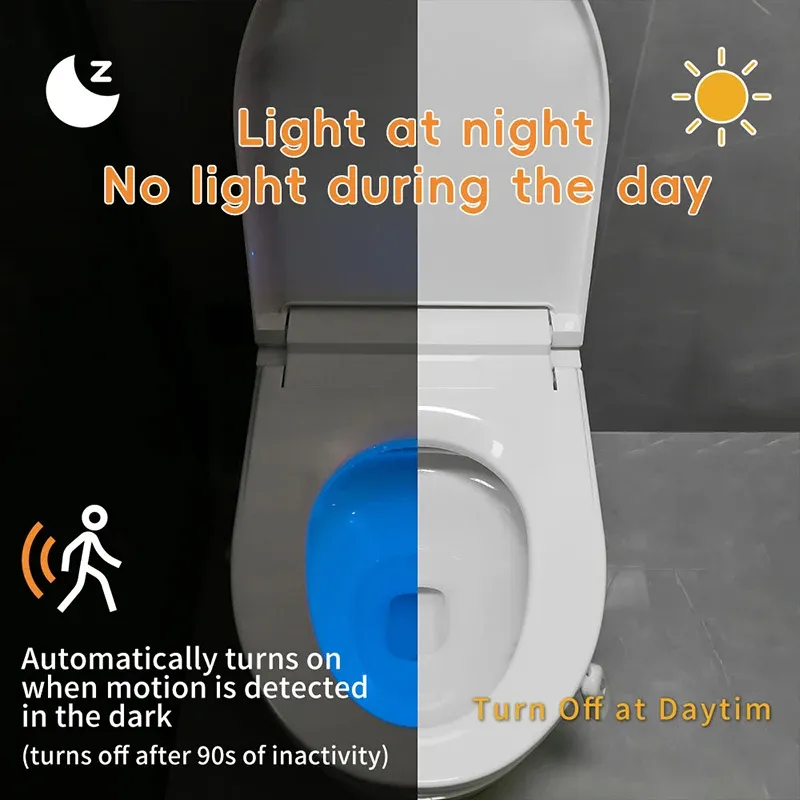 Lampe de toilette sous différents angles d'éclairage