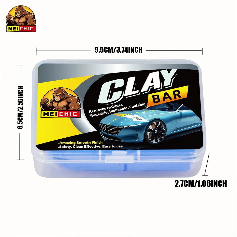 Barre d'argile de nettoyage sans rayures pour automobile (2 x 50 g) : voiture, camion, yacht et verre 6