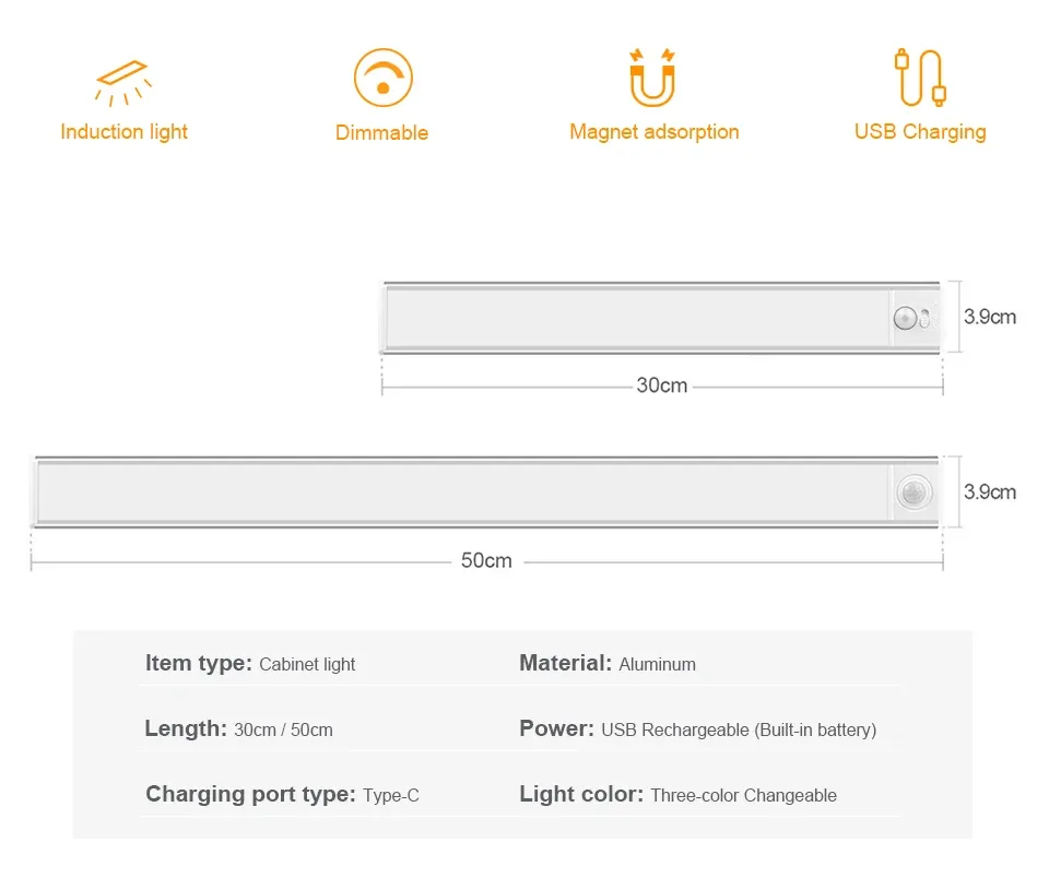 Détail de la barre lumineuse LED en aluminium