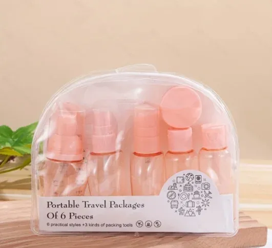 6 flacons vaporisateurs portables de voyage 5 ml, set de flacons de parfum rechargeables à remplissage par le bas et amorçage automatique 7