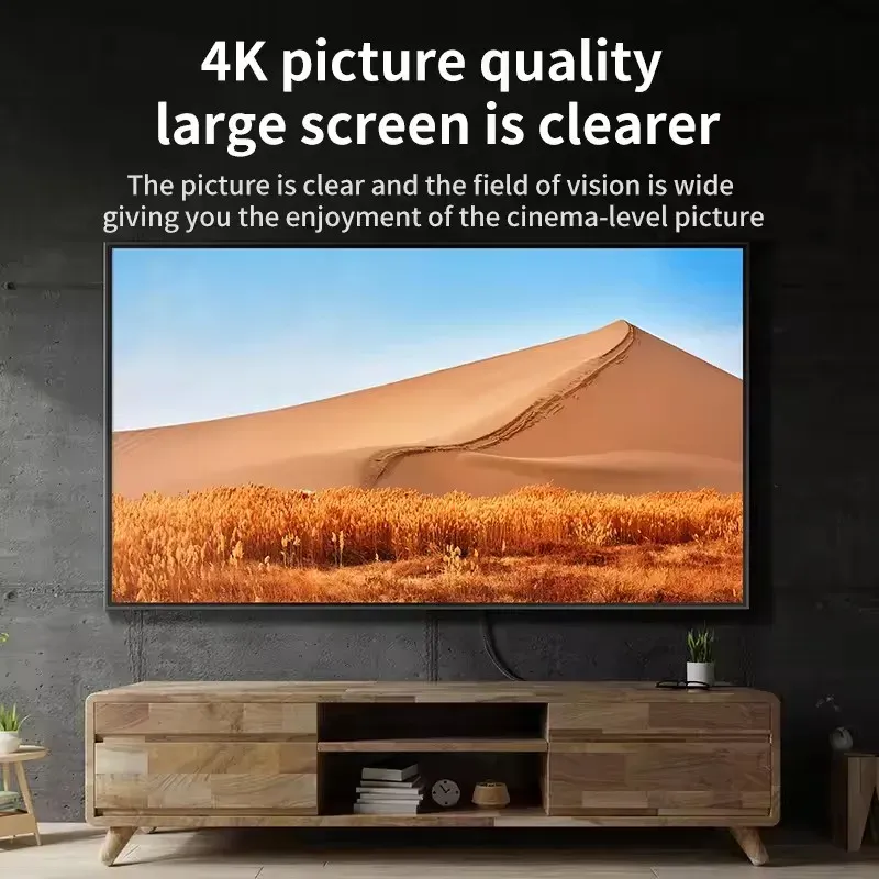 Câble adaptateur 4K DisplayPort vers HDMI, câble convertisseur DP vers HDMI pour PC, moniteur, TV et projecteur 4