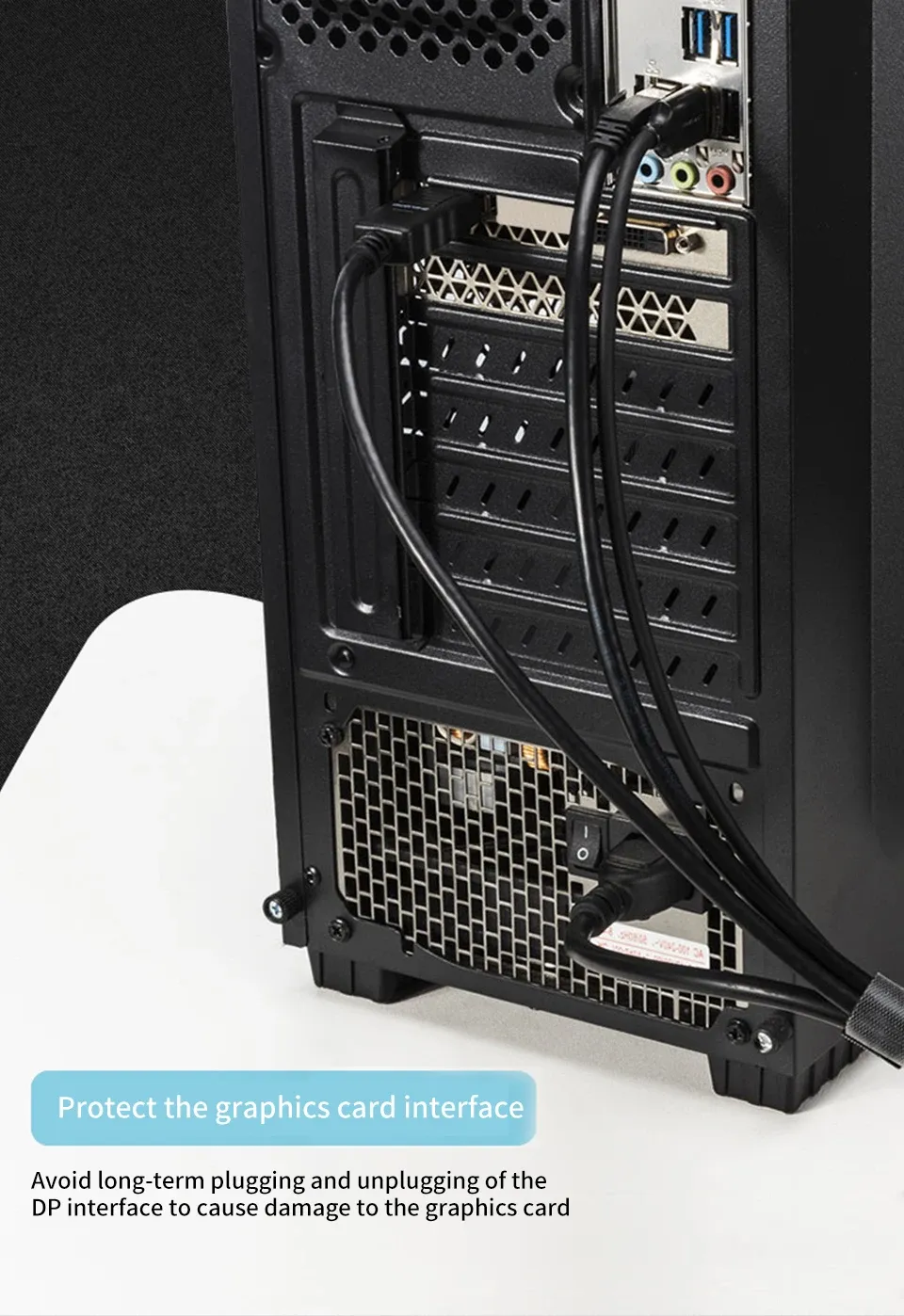 Câble adaptateur DisplayPort vers HDMI, détail 7