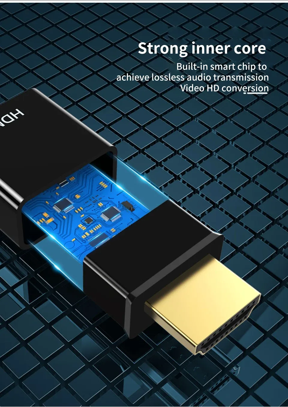 Câble adaptateur DisplayPort vers HDMI, détail 10