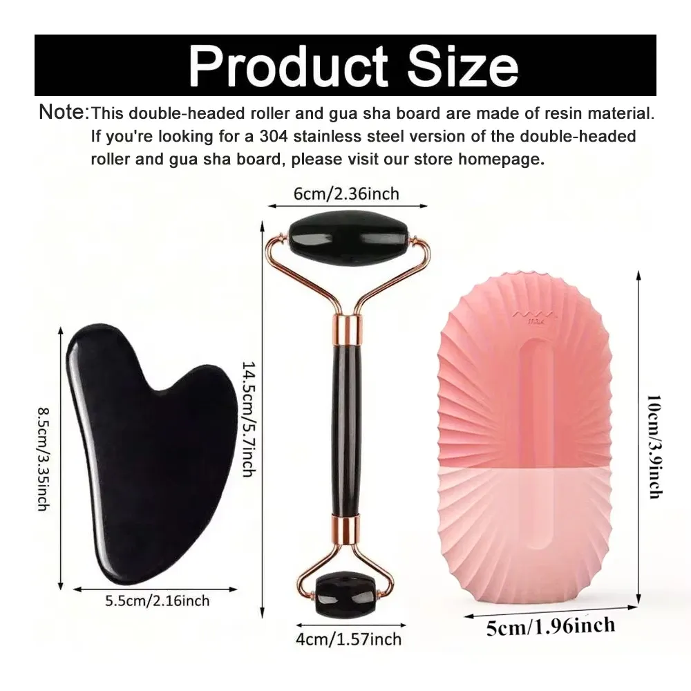 Rouleau de glace Gua Sha pour le visage