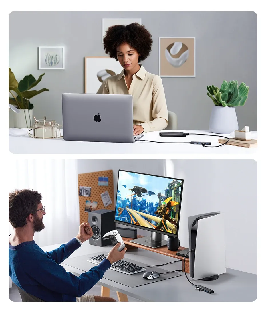 Hub USB pour disque dur, PS5 et Xbox