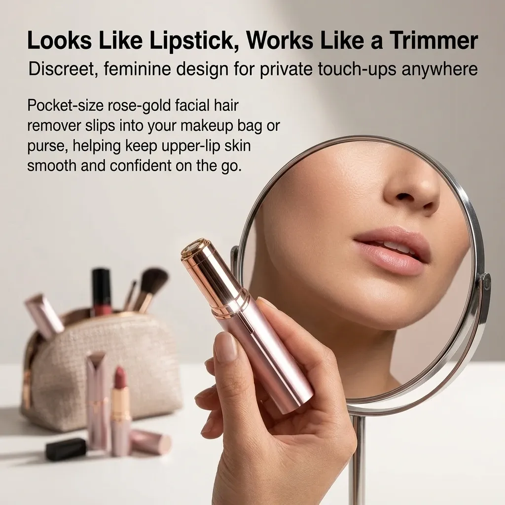 Épilateur utilisé sur le visage