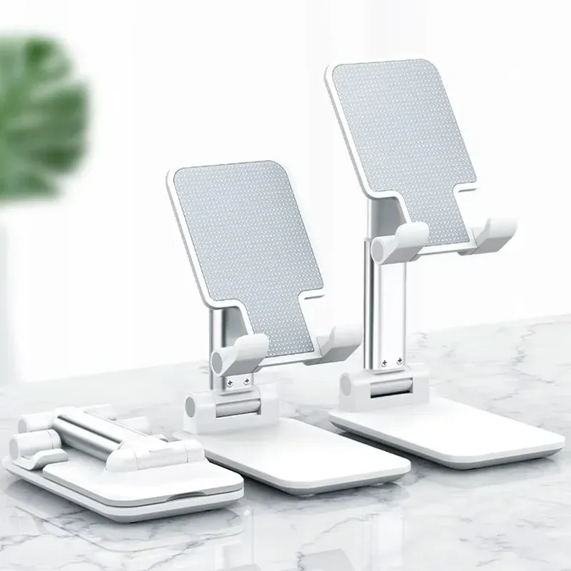 Support de téléphone et tablette de bureau pliable et réglable, compatible iPhone, iPad et Xiaomi