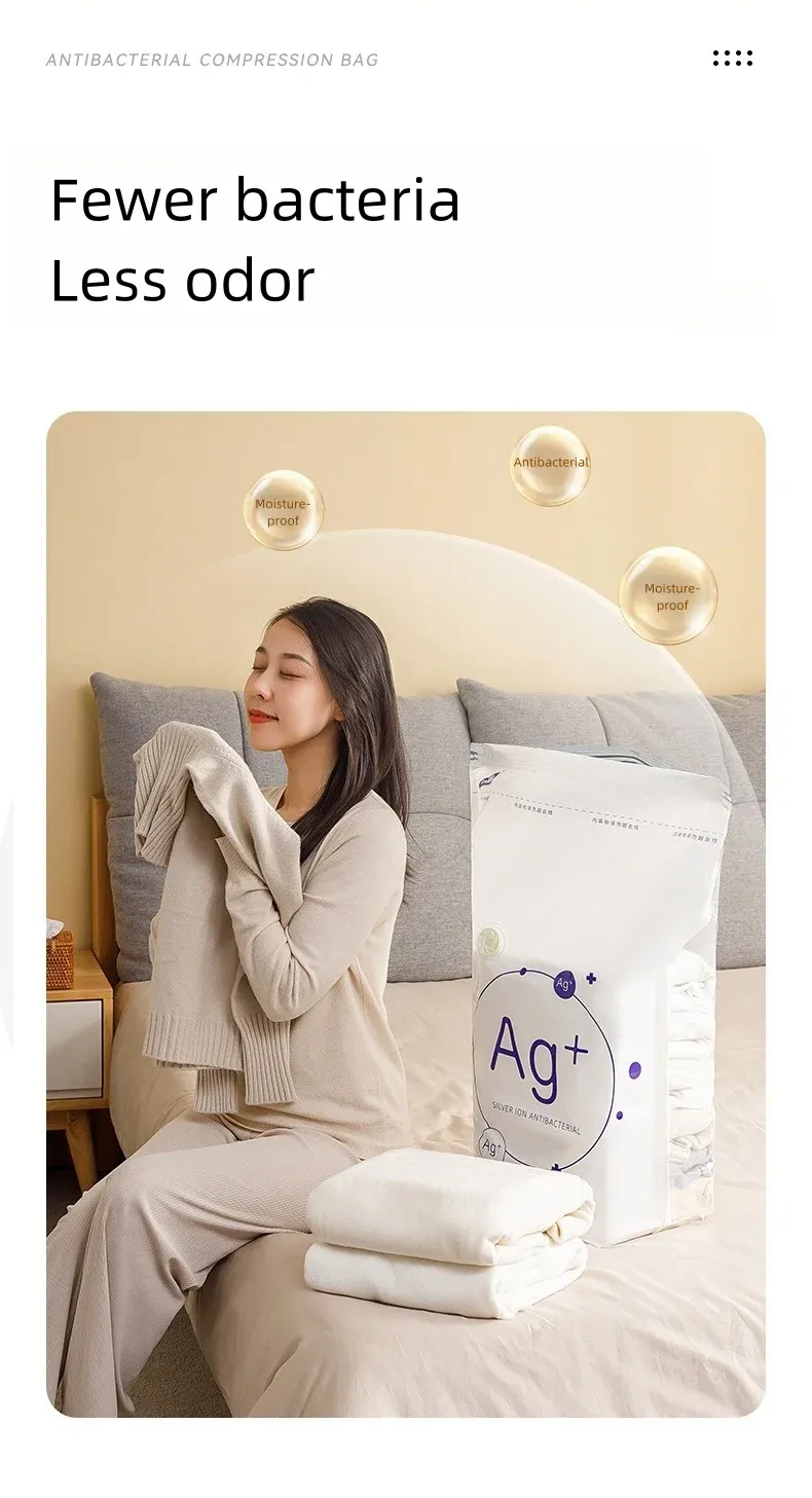 Sac sous vide dans un placard