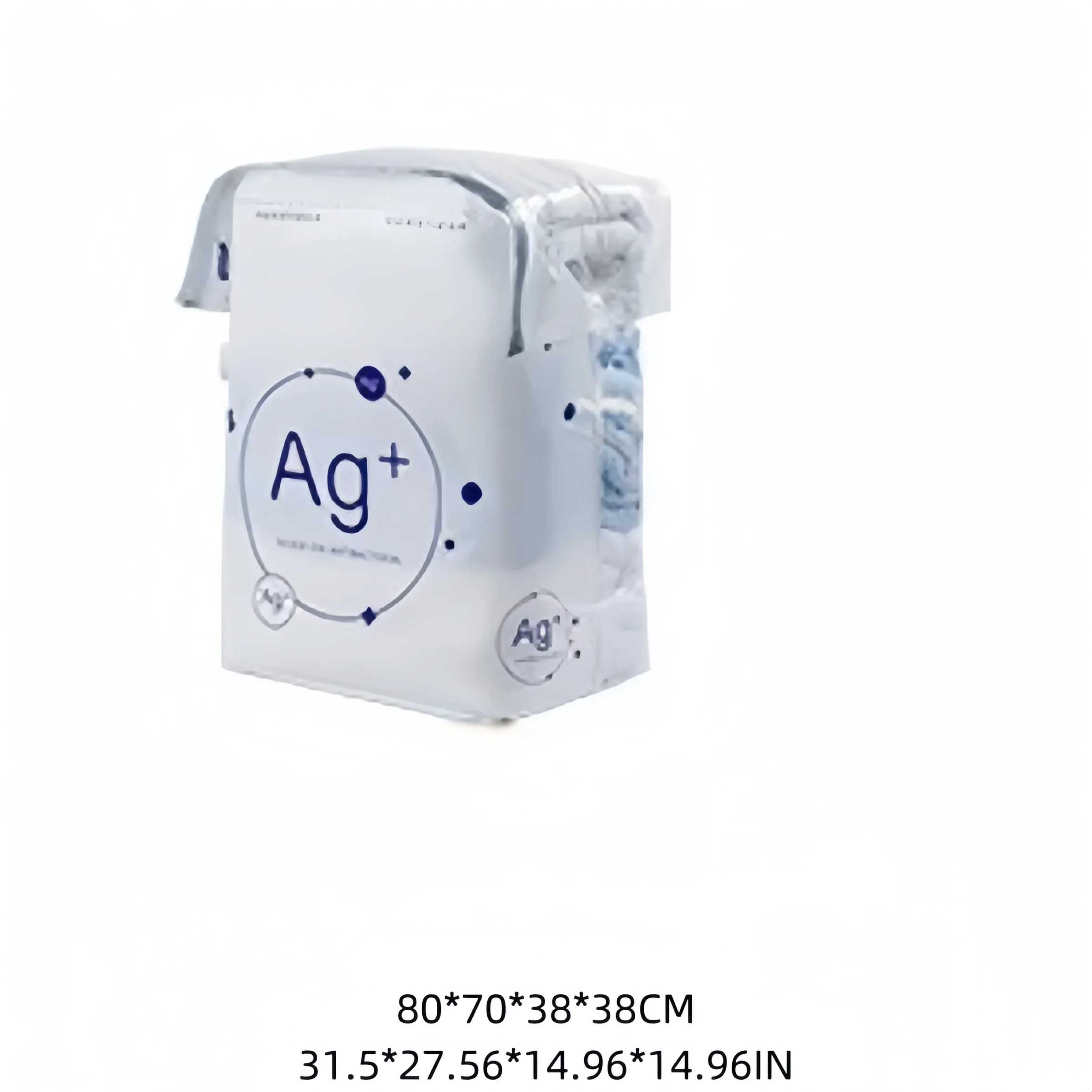 Sac de rangement sous vide antibactérien sans pompe, grand format pour vêtements et couvertures 13