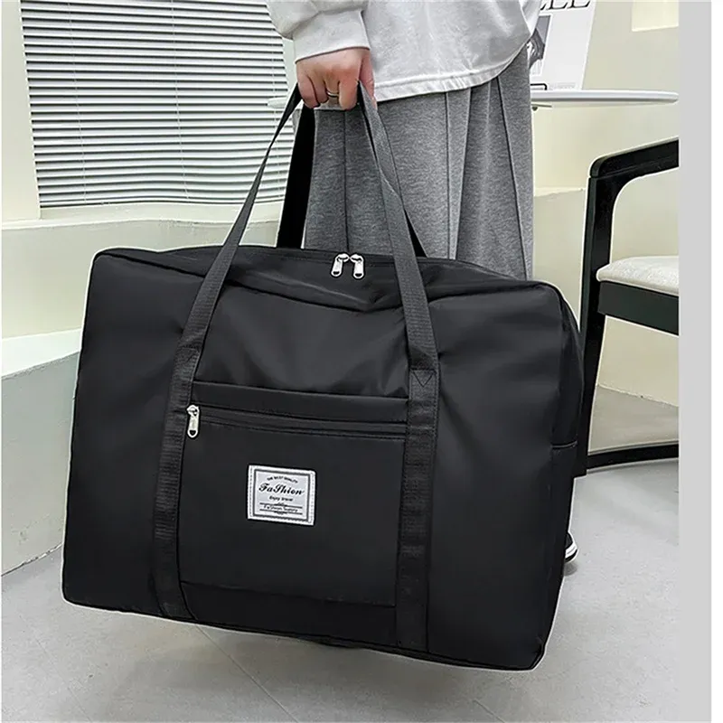 Sac de voyage pliant grand format, fourre-tout étanche pour femme et homme - Image 1