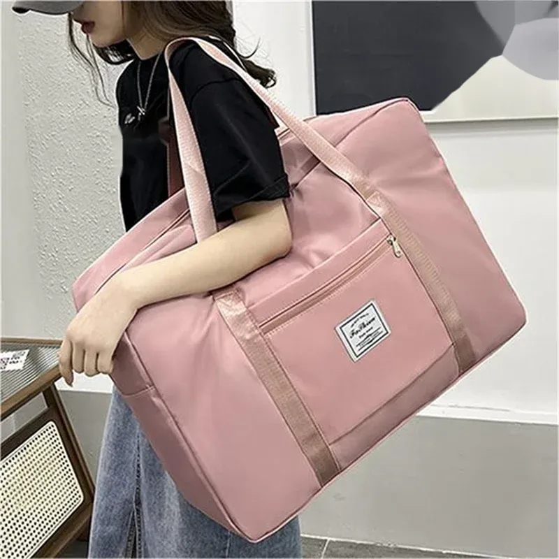 Sac de voyage pliant grand format, fourre-tout étanche pour femme et homme 5