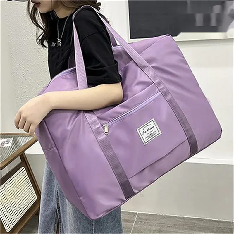Sac de voyage pliant, poignées et bandoulière