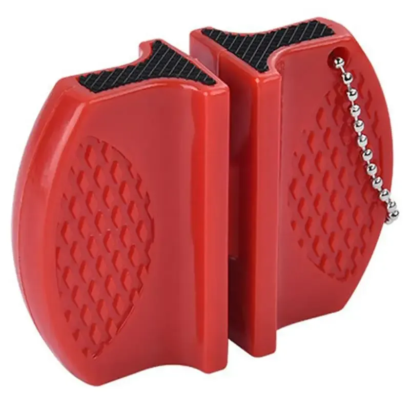 Mini affûteur de couteaux double face portable, pour l'extérieur et la cuisine 9