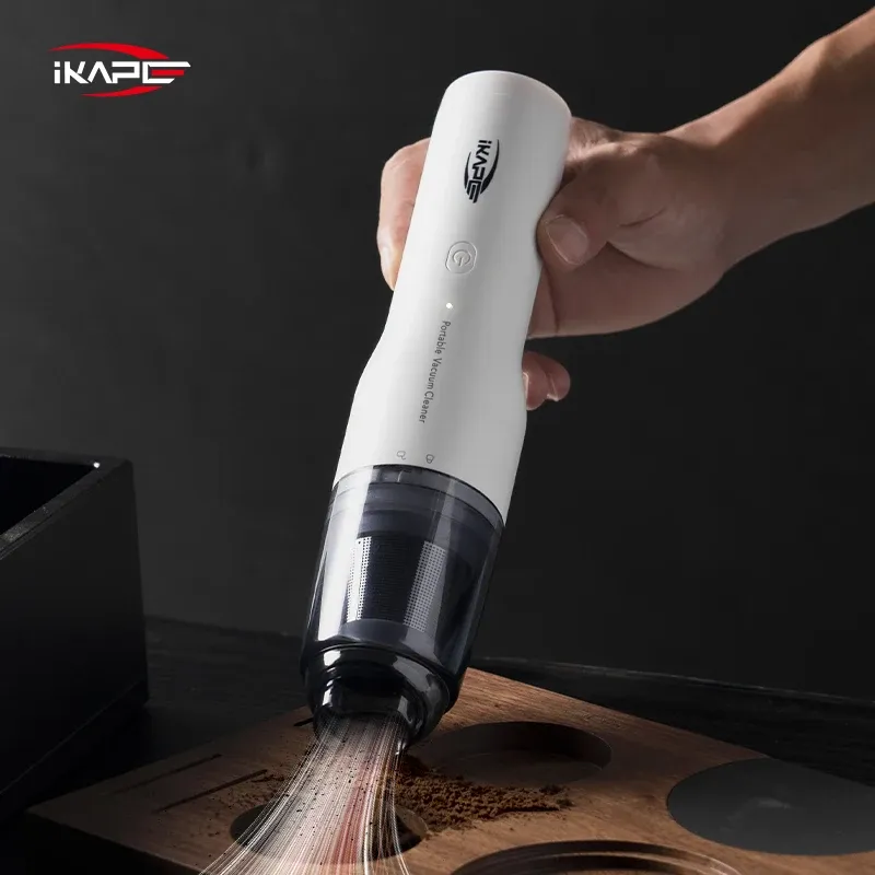 Mini aspirateur sans fil pour moulin à café, rechargeable, portable, pour voiture et usage Barista