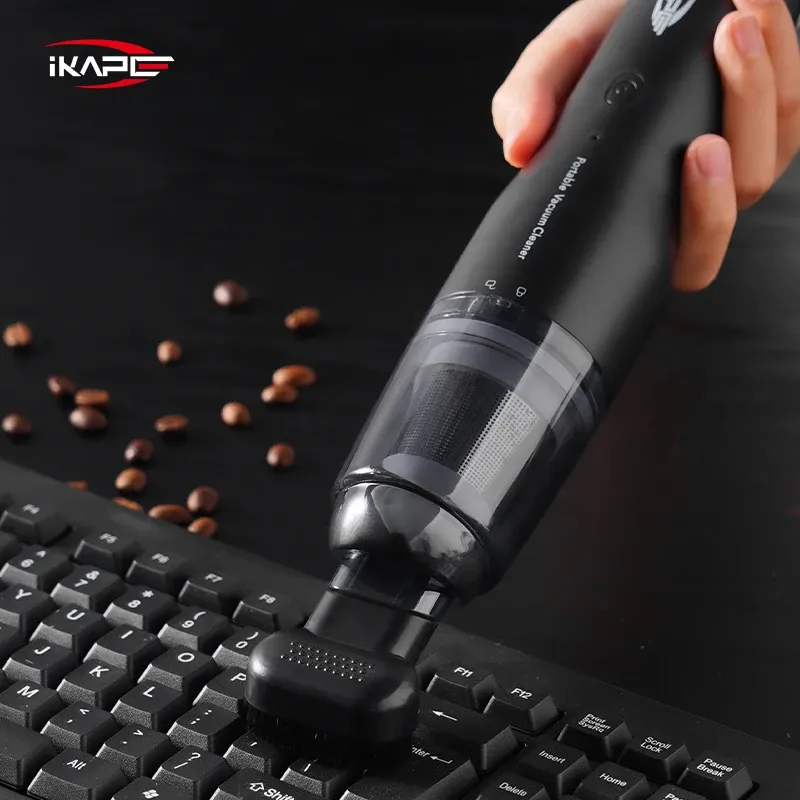Mini aspirateur sans fil pour moulin à café, rechargeable, portable, pour voiture et usage Barista 4