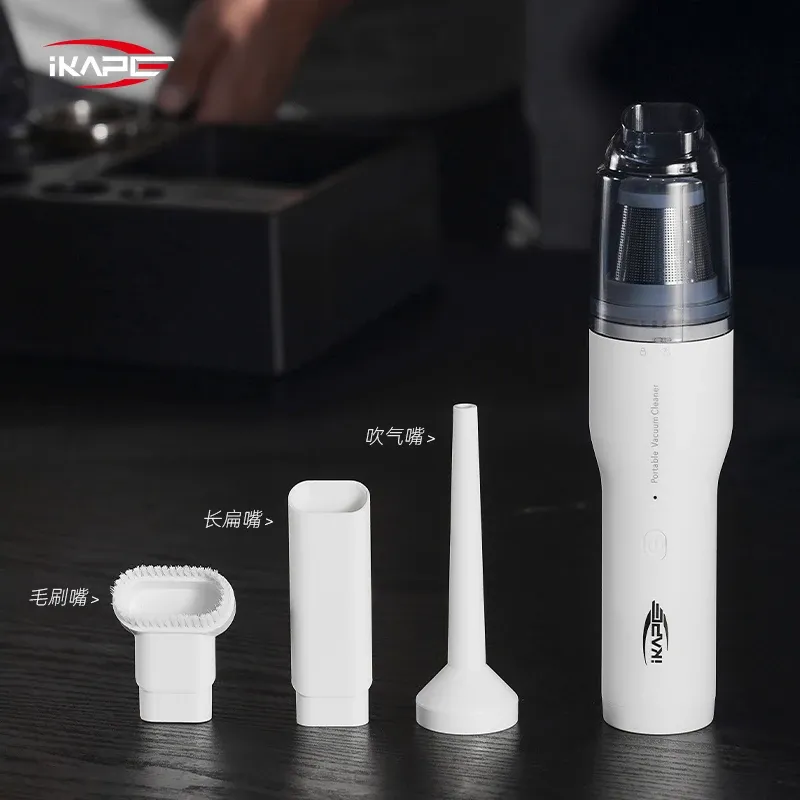 Mini aspirateur sans fil pour moulin à café, rechargeable, portable, pour voiture et usage Barista 5