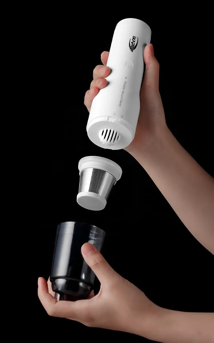 Aspirateur compact sans fil IKAPE pour moulin à café