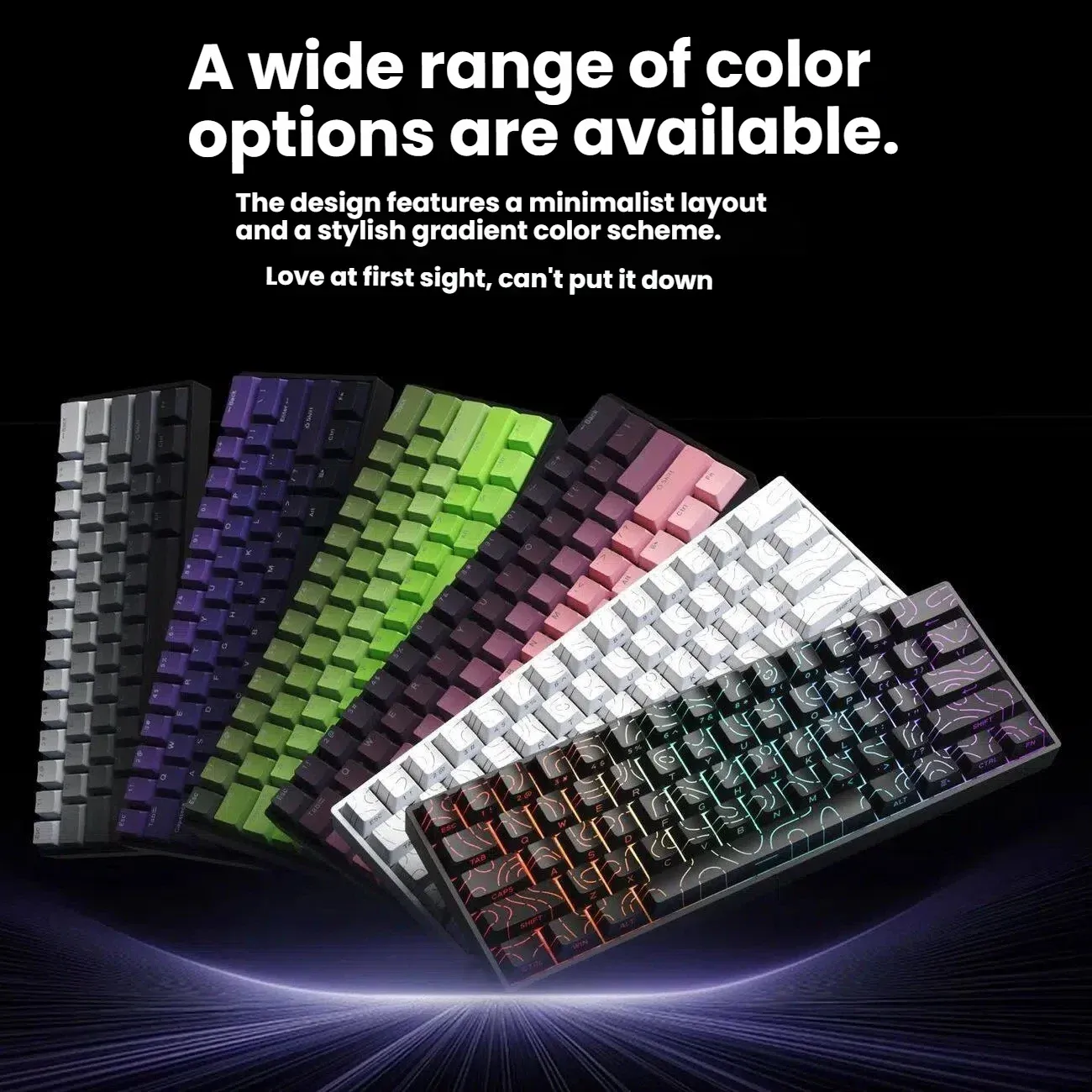 Clavier mécanique filaire USB compact K61, à switches remplaçables à chaud et câble détachable 5