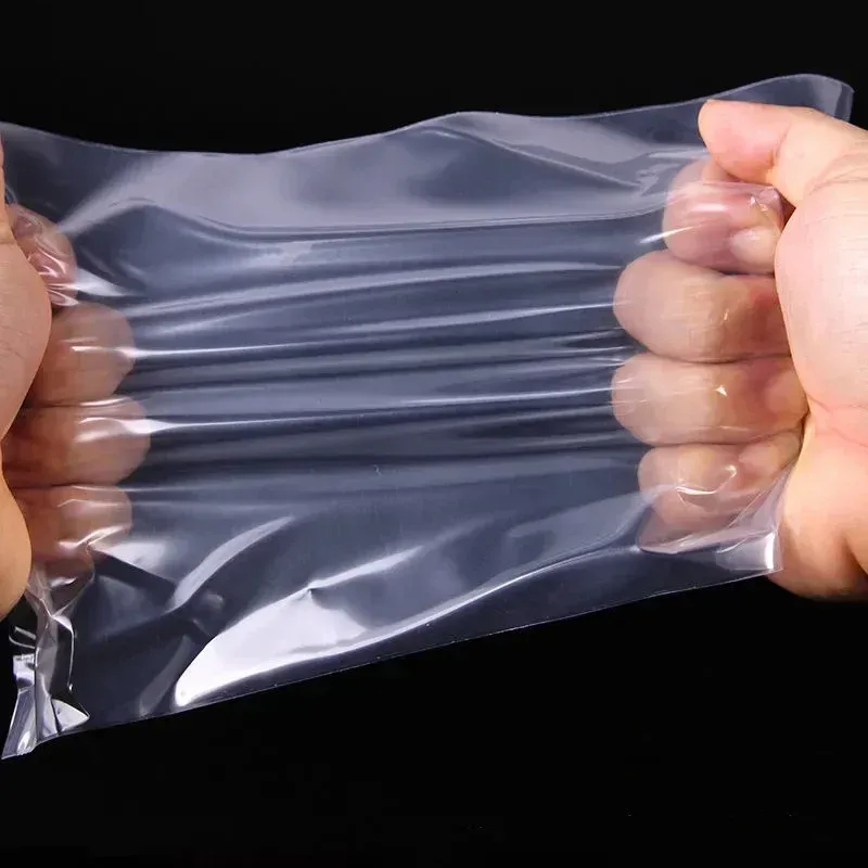 Sacs transparents à fermeture éclair, lot de 100 pièces, en plastique épais, pour rangement de cuisine, aliments et bijoux 6