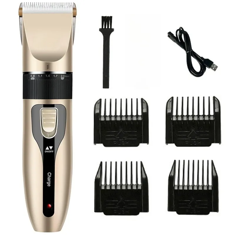 Tondeuse électrique sans fil pour chien, chat et lapin, rechargeable par USB 7