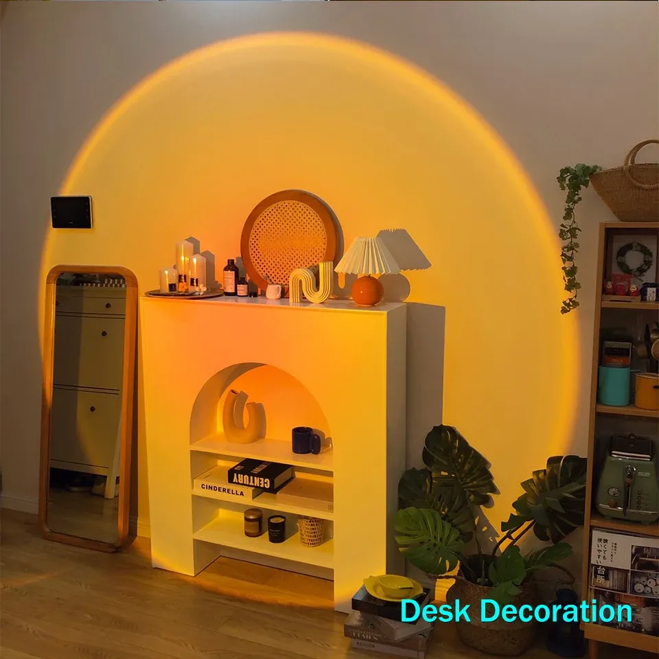Projection d'ambiance romantique