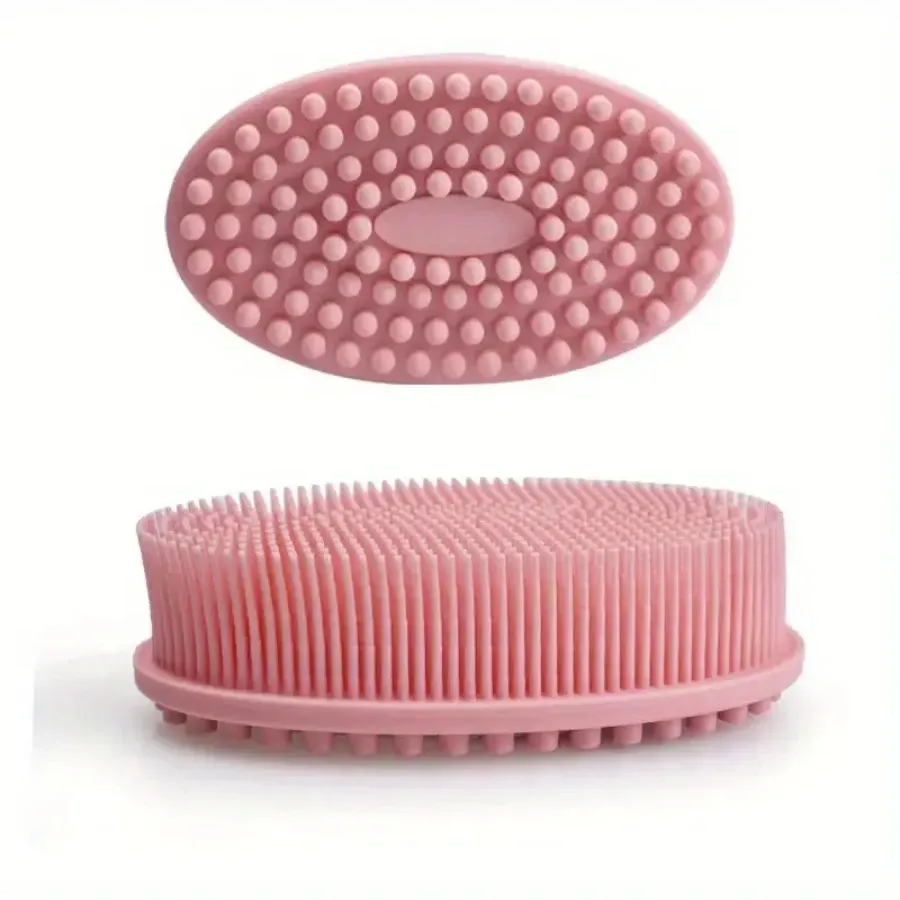 Brosse de bain en silicone double face pour adultes, pour le massage et le nettoyage 8