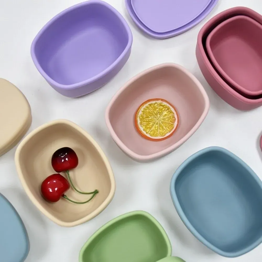 Boîte à déjeuner en silicone, finition