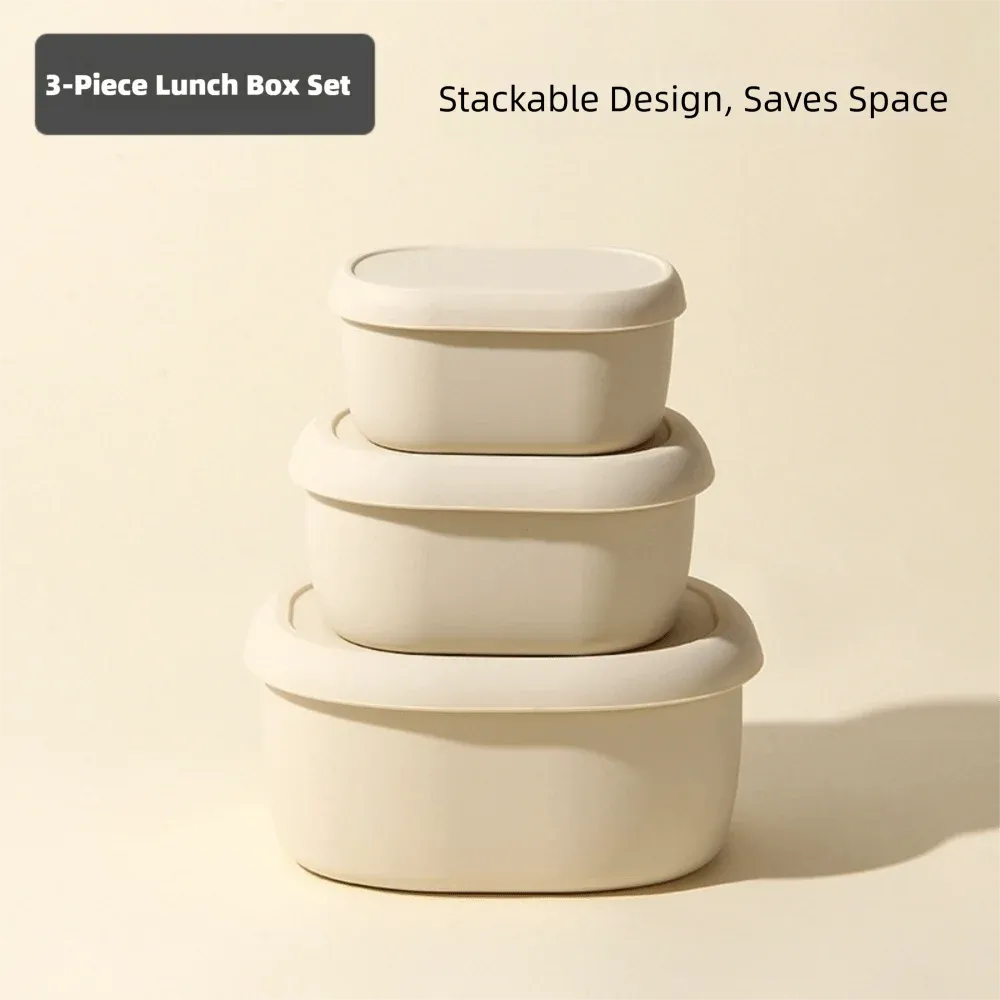 Boîte à déjeuner en silicone de qualité alimentaire avec couvercle étanche, sans BPA, 200/300/600 ml, compatible micro-ondes 12