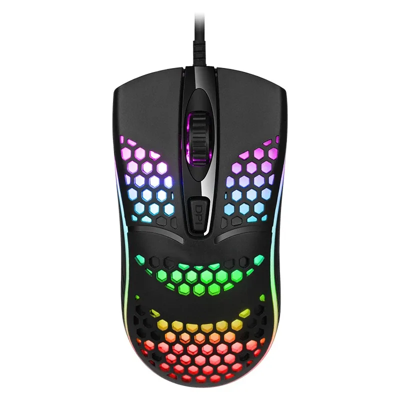 Souris optique de jeu filaire USB à rétroéclairage LED (7 modes de respiration), pour ordinateur portable et de bureau 1