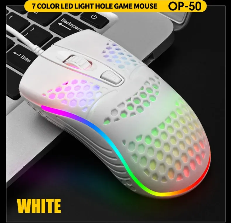 Éclairage LED de la souris