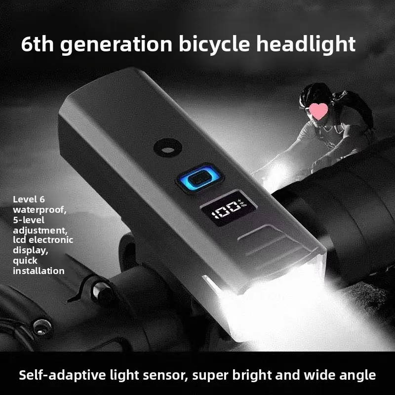 Éclage de vélo rechargeable USB-C avec affichage numérique, haute luminosité et détection de vitesse pour conduite de nuit
Wait, I need to correct that: the title should be a proper French translation, and the original text is already in French. Here is a cleaned-up version:
Éclairages de vélo rechargeables USB-C à affichage numérique, haute luminosité, pour conduite de nuit