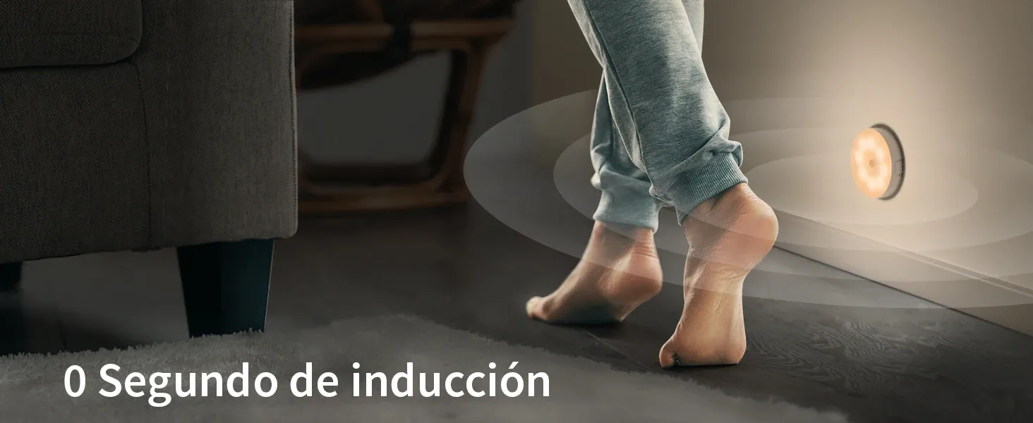Veilleuse LED rechargeable à capteur de mouvement