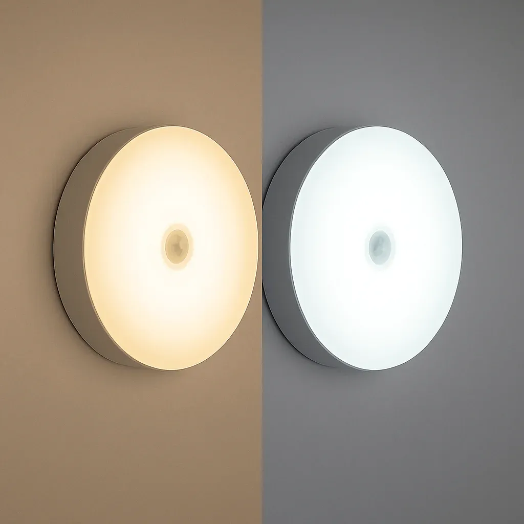 Veilleuse LED intelligente à détecteur de présence, sans fil, fixation magnétique 7