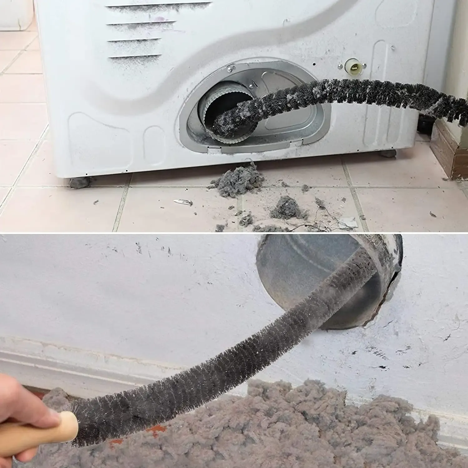 Brosse flexible pour recoins étroits